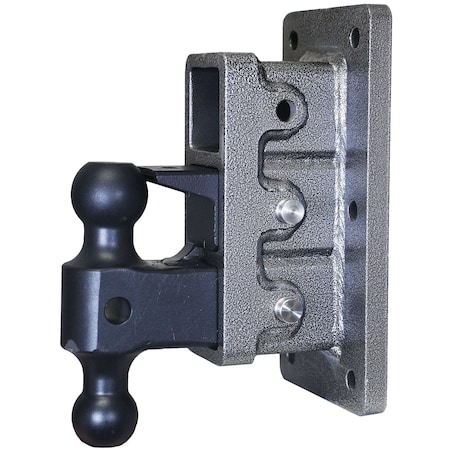 Gen-Y Hitch MEGA-DUTY 2.5 Bolt-On 6 Drop 3K TW 21K Hitch & GH-061 Dual-Ball & GH-062 Pintle Lock GH-723